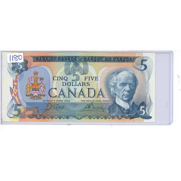 1979 Canadian 5 Dollar Bill -30536379963