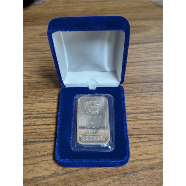 England 1 troy ounce Fine Silver 999