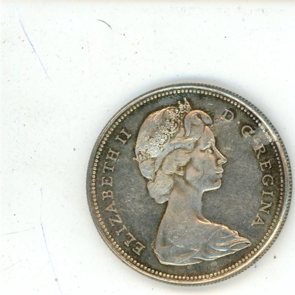 1867-1967 Canadian Silver 1 Dollar Coin