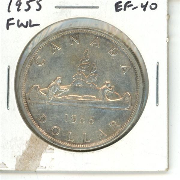 1955 FWL Canadian Silver Dollar