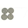 Image 2 : Lot of 4 (1953,1955,1957, and 1959) Silver Canadian Quarters
