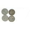 Image 1 : Lot of 4 (1960-1963) Silver Canadian Quarters
