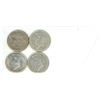 Image 1 : Lot of 4 (1967) Silver Canadian Quarters