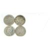 Image 1 : Lot of 4 (1967) Silver Canadian Quarters