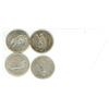 Image 2 : Lot of 4 (1967) Silver Canadian Quarters