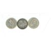 Image 2 : Lot of 3 (2x1967 and 1968) Silver Canadian Quarters