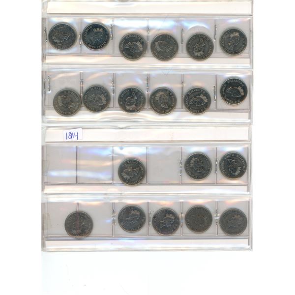 1999 and 2000 Millennium Quarter Set 1 Set missing some coins