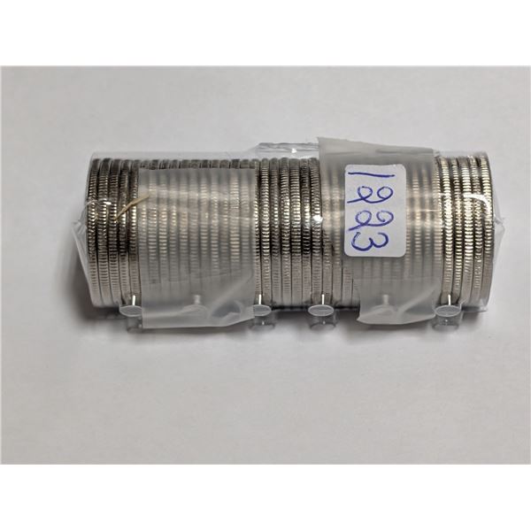 Roll of Canadian Quarters