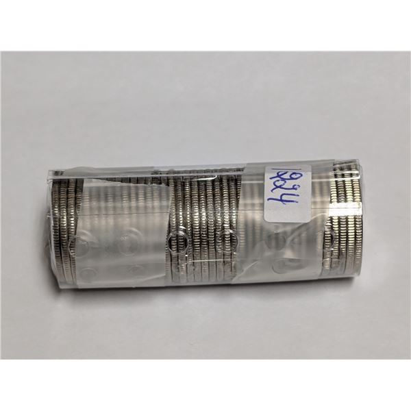 Roll of Canadian Quarters
