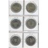 Image 2 : Set of 6 Calgary Stampede Trade Dollars. Includes 1974, 1977, 1979, 1980, 1981 & 1982.