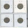 Image 2 : Set of 4 U.S. Buffalo Nickels. Includes 1923, 1929, 1936 & 1937.