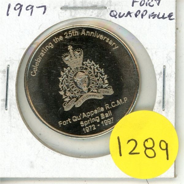 1997 Fort Qu’Appelle Saskatchewan Trade Dollar. Commemorates the oldest original Hudson[x=#