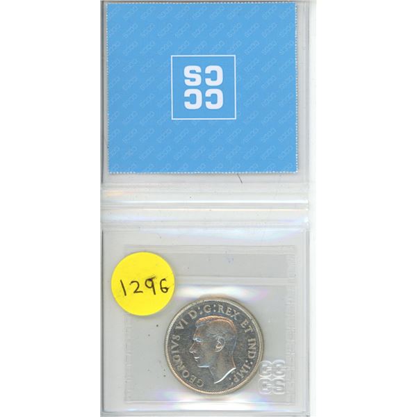 1946 50 Cents. Narrow Date with Break in 6. CCCS graded EF-40.