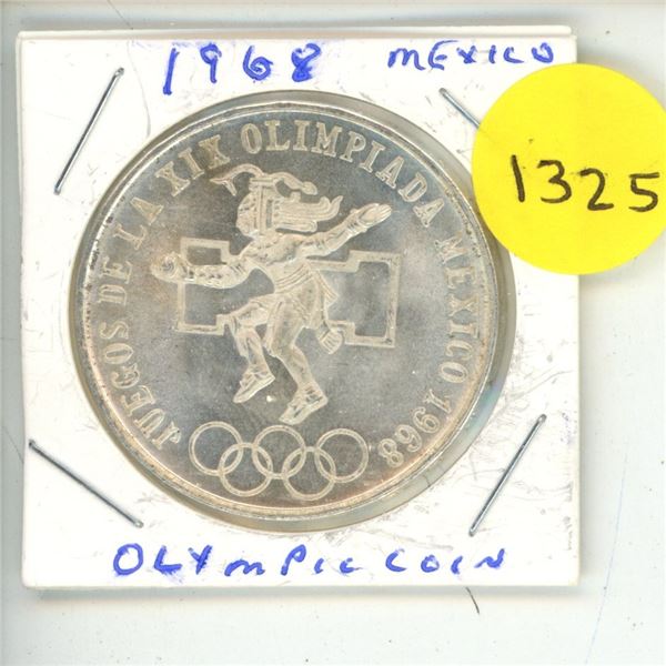 1968 Mexico Olympic Coin.