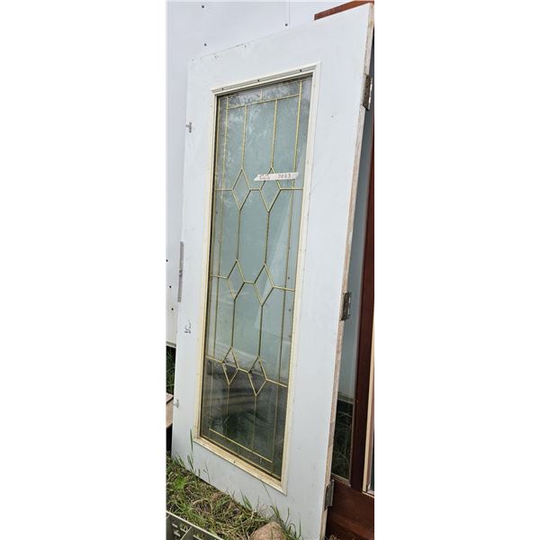 34.5"x78" Door w/ Decorative Glass