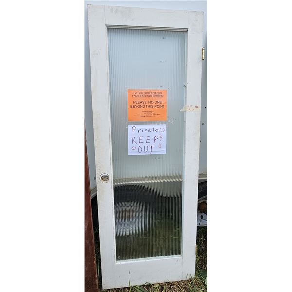 30"x80" Door w/ Privacy Glass