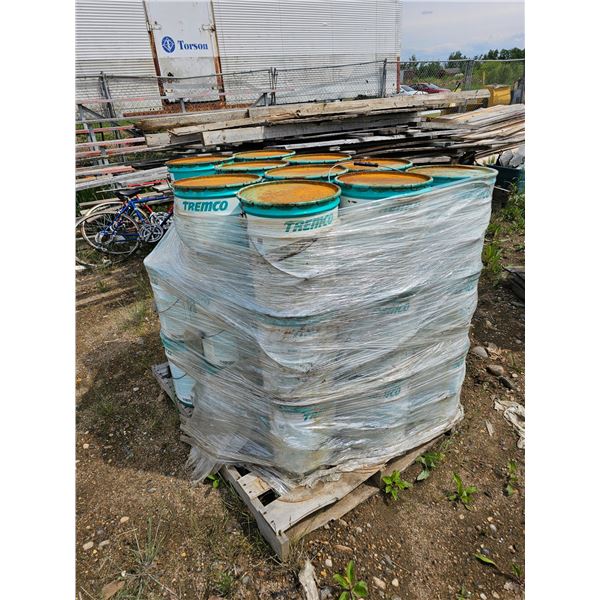 Pallet Of Tremco Fas-n-Free Adhesive