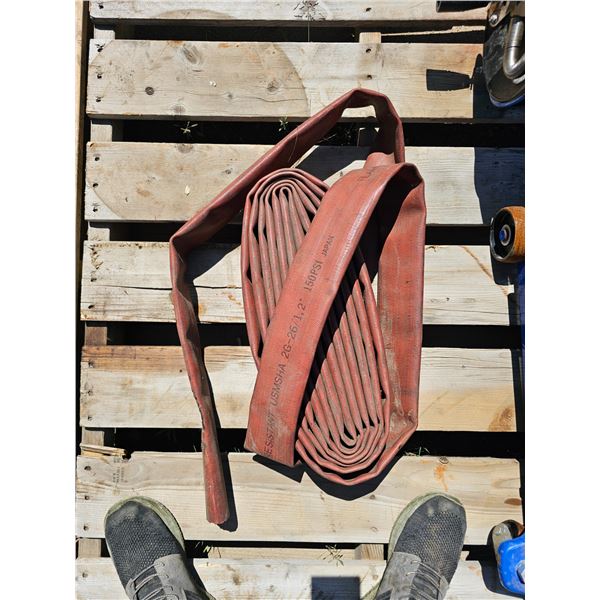 Flame Resistant Red Fire Hose