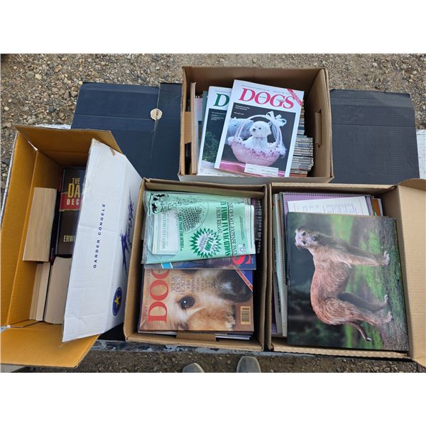 Lot of books and calenders