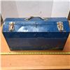 Image 1 : Blue tool box with misc parts inside
