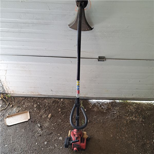 gas powered weed wacker- good compression