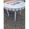 Image 4 : 36" Coors light patio/pub/deck table. new/never used in box