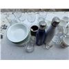 Image 2 : Lot of glassware, platyes, bowls, water bottles