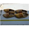 Image 1 : 2 pair of dutch wood shoes- 12"L