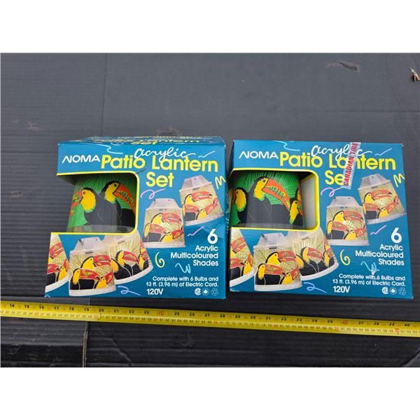 2 tucan patio lantern sets