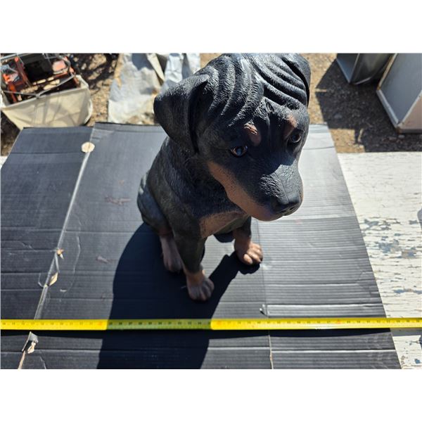 Rotweiler dog statue from eatons- 24"H