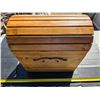 Image 1 : Wood storage chest- 18" by 11" by 17"H