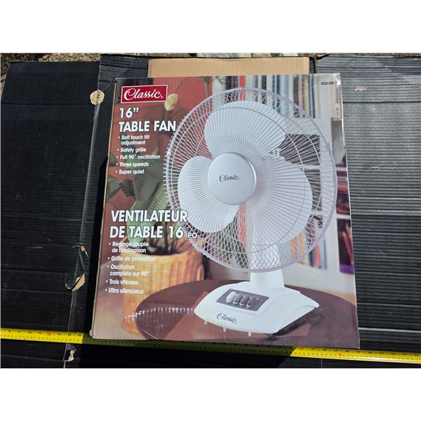 16" table fan