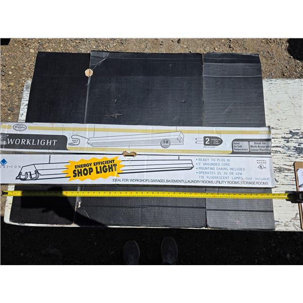 2 new floresent lights- untested