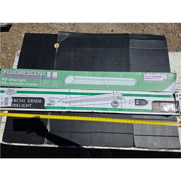 2 new floresent lights- untested