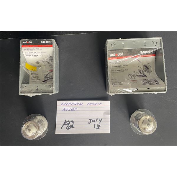 Electrical outlet boxes