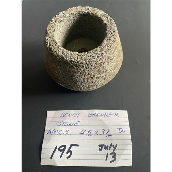 Bench grinder - stone - approx. 4 ½ x 3 ½ in.