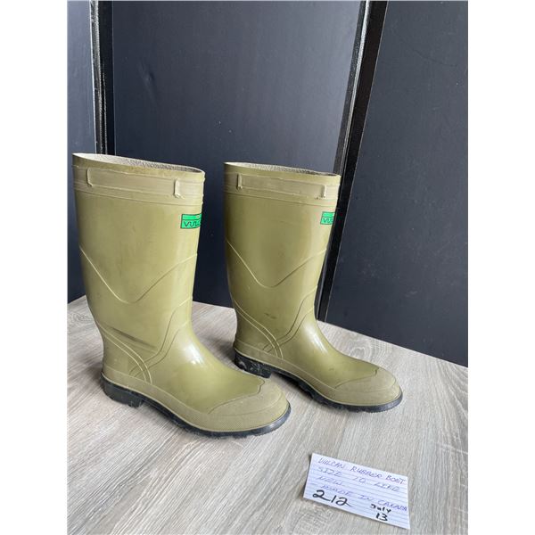 Vulcan rubber boots - size 10 - like new - made in Canada