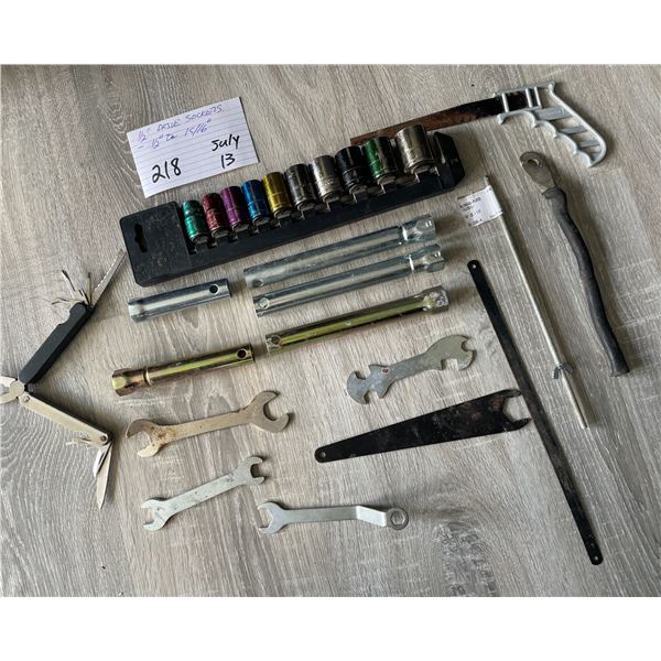 ½” drive sockets – ½” to 15/16”