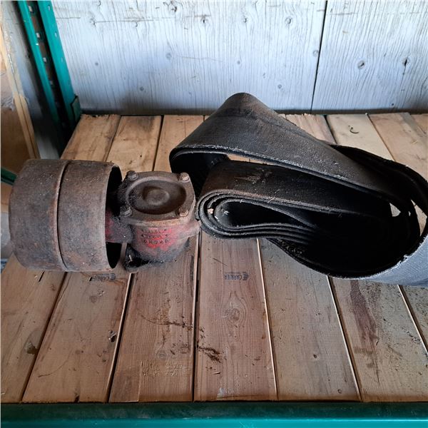 Power pulley with belt