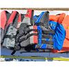 Image 1 : Lot of life jackeyts- sizes vary