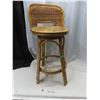 Image 2 : vintage wooden/straw chair