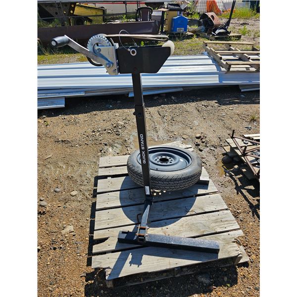 Pallet Of T125/80D16 Wheel, IronPro Quick Stand w/ Hand Winch