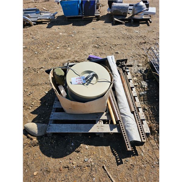 Misc Paintings/TV/Jack Alls/Roll of Fabric/Army Water Bottle/Misc Items