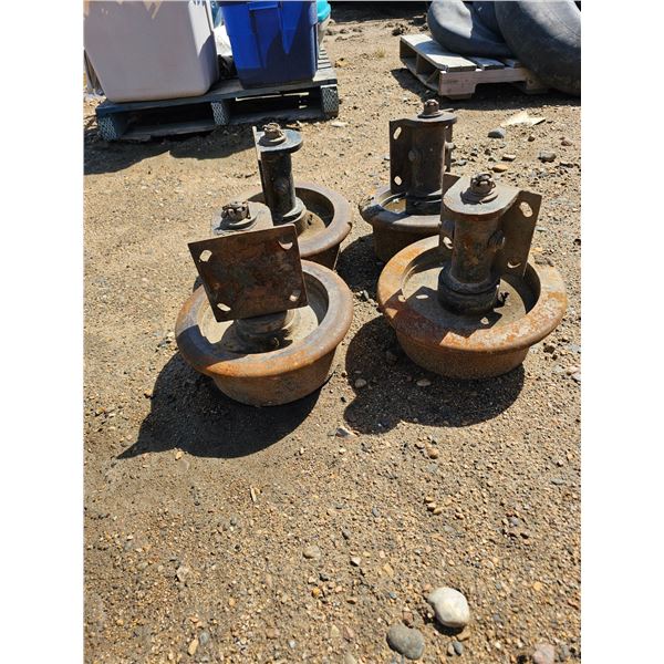 Set of 4 Train Track Wheels