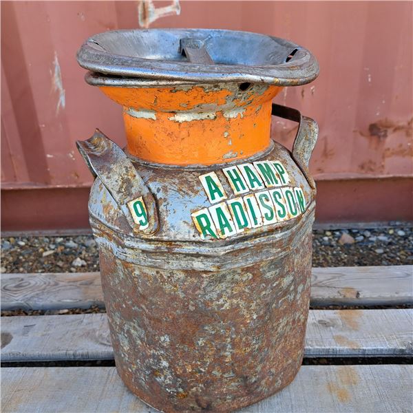 antique 5 gallon cream can