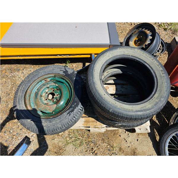 Misc Tires - P215/60R16s, 6.00-16 Rim & Tire