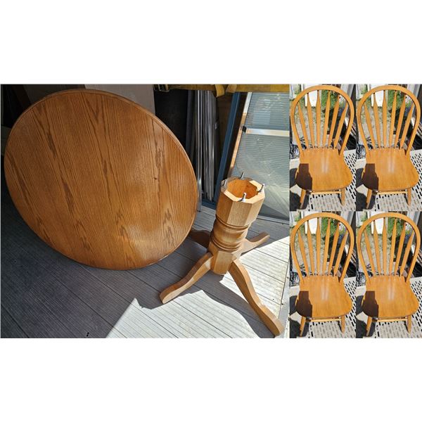 Wooden Chairs & Table