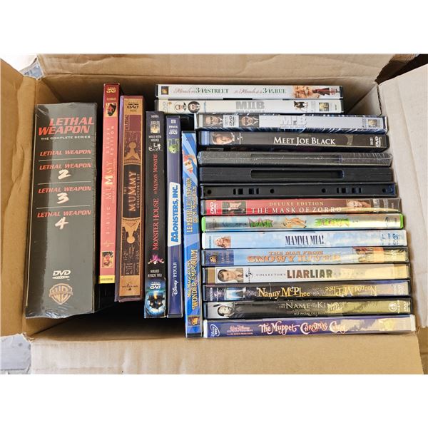Box of Misc DVDs