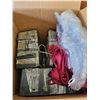 Image 1 : Box of Sewing Storage Containers (Full)