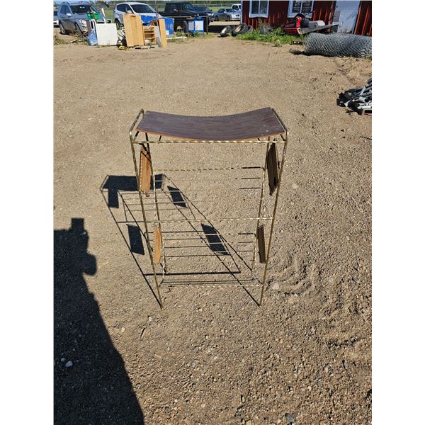 Vintage record stand -  33x18x9